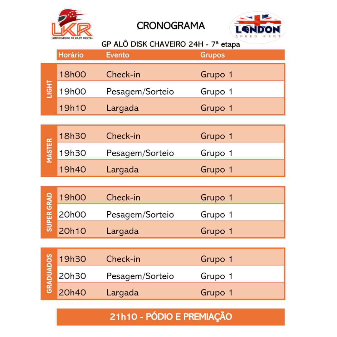 PROGRAMAÇÃO DE SÁBADO (14/09)