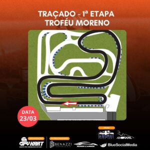 traçado - 1ª etapa -Moreno