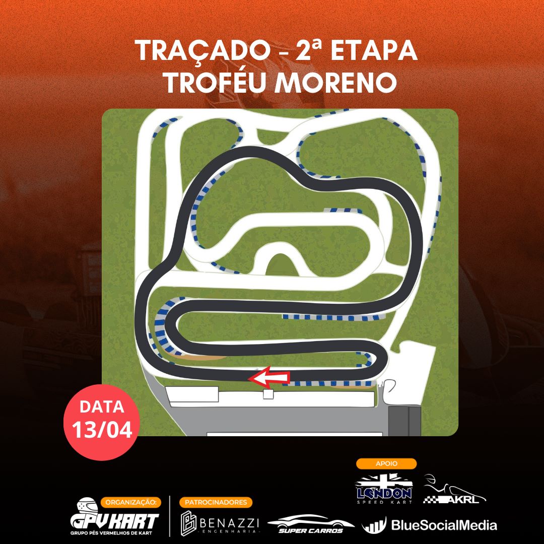 traçado - 2ª etapa -Moreno