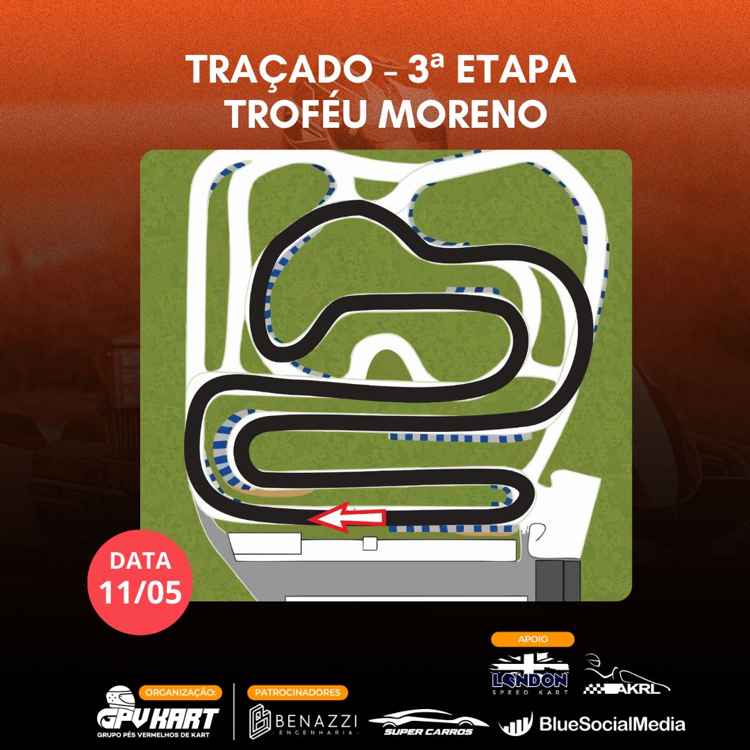 traçado - 3ª etapa -Moreno