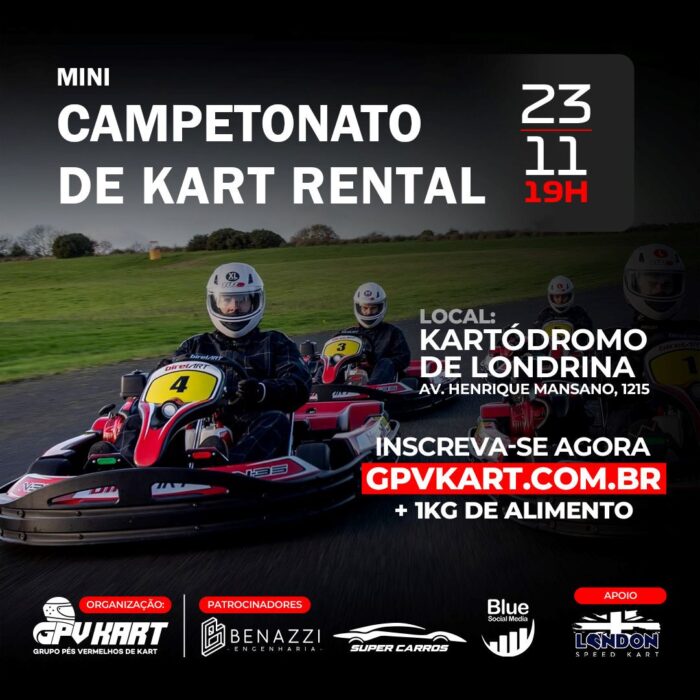 MINI CAMPEONATO DE KART RENTAL DE LONDRINA