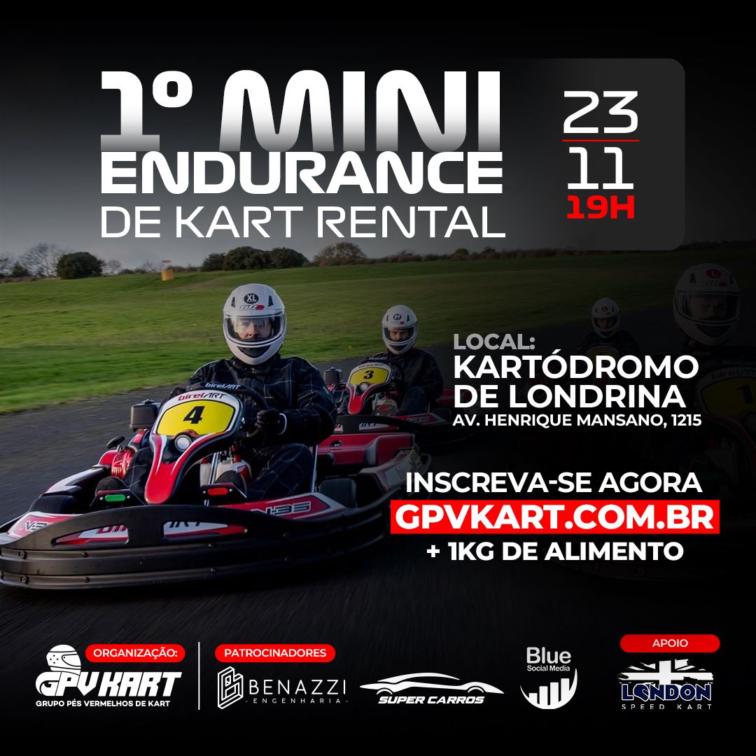 1º MINI ENDURANCE DE KART RENTAL